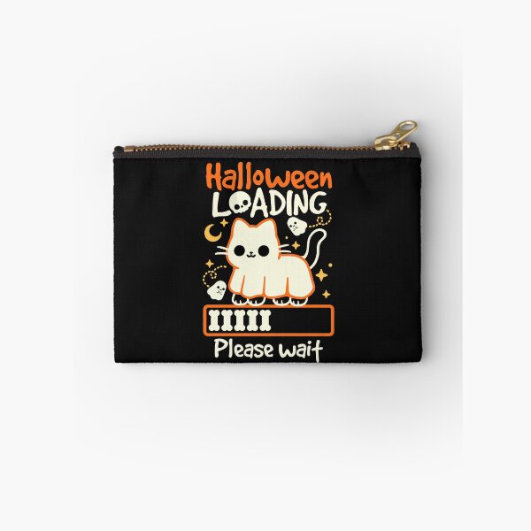 Item preview, halloween loading please wait cat ghost designed and sold by NemiMakeit.