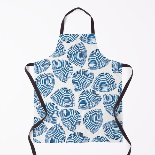 Item preview, Blue watercolor clams pattern designed and sold by ElizabethCoelho.
