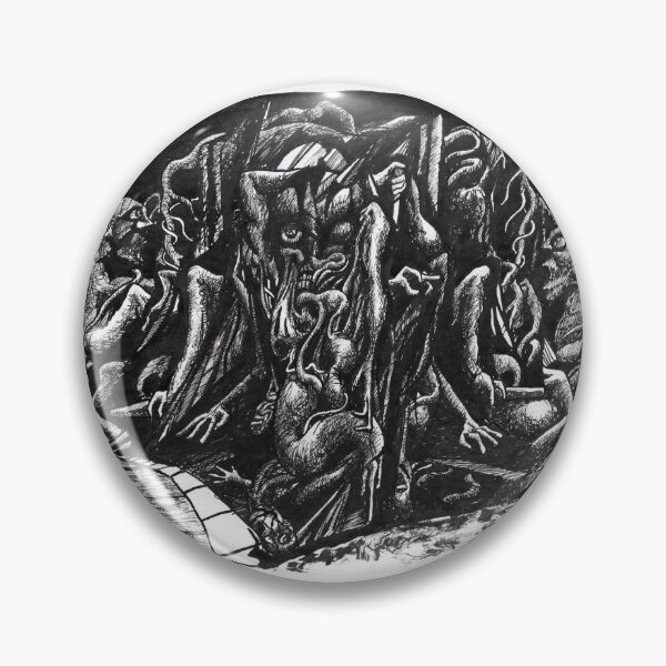 Item preview, Demonic Manifestation ink drawing designed and sold by Brian Benson.