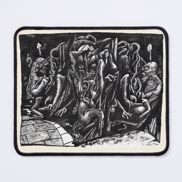 Item preview, Demonic Manifestation ink drawing designed and sold by Brian Benson.