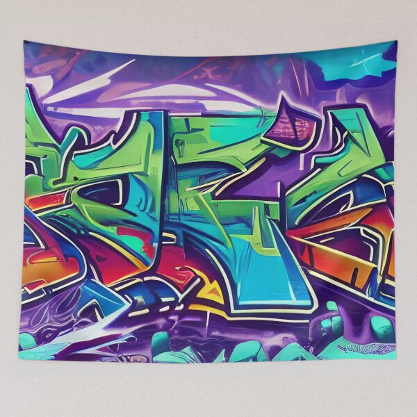 Item preview, Urban Street Art – Bold Abstract Modern Graffiti Design | 253 designed and sold by City Graffix Design Co..