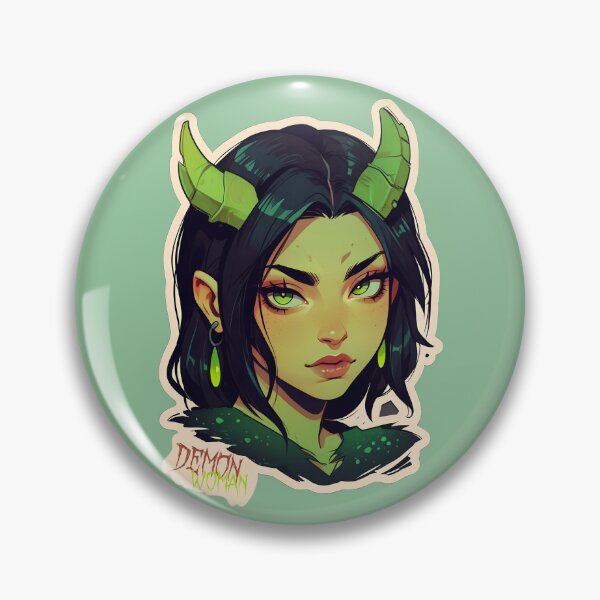 Item preview, Demon woman x demon woman designed and sold by The  Knick Knack Nook.