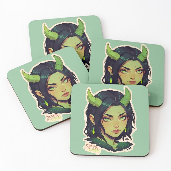 Item preview, Demon woman x demon woman designed and sold by The  Knick Knack Nook.