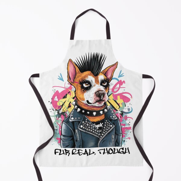Item preview, Fur-Real Though: Punk Rock Dog Design designed and sold by asprse.