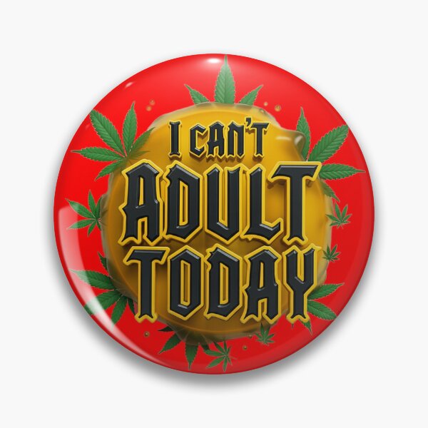Item preview, Funny Pot "I Can't Adult Today" - Red designed and sold by JLEmporium.