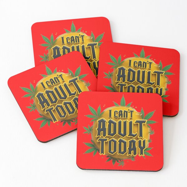 Item preview, Funny Pot "I Can't Adult Today" - Red designed and sold by JLEmporium.