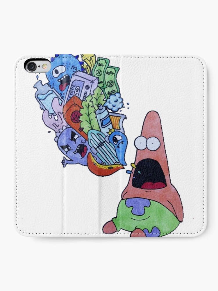 quot Patrick meme doodle quot iPhone Wallet by SpeedSketches Redbubble