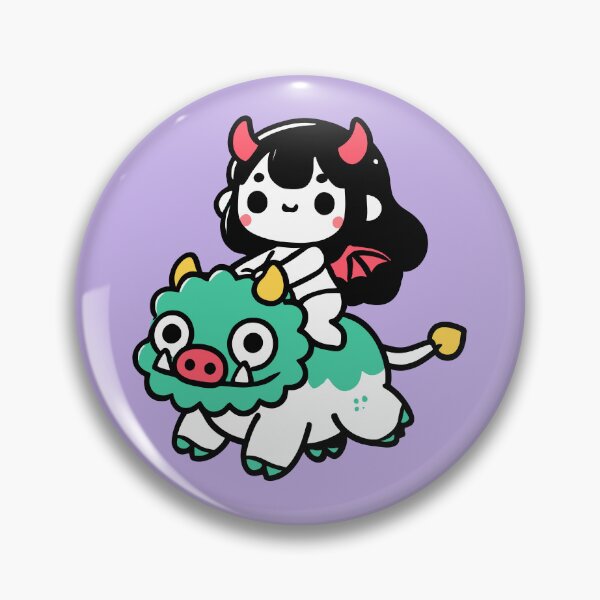 Item preview, Cute demon x cute demon designed and sold by The  Knick Knack Nook.
