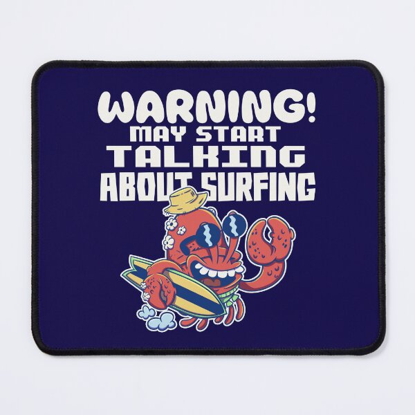 Item preview, Coastal Cool: Hermit Crab Surfing with Style and Attitude designed and sold by ImaginarStore.