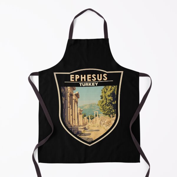 Item preview, Ephesus Turkey Travel Art Badge designed and sold by KrisSidDesigns.