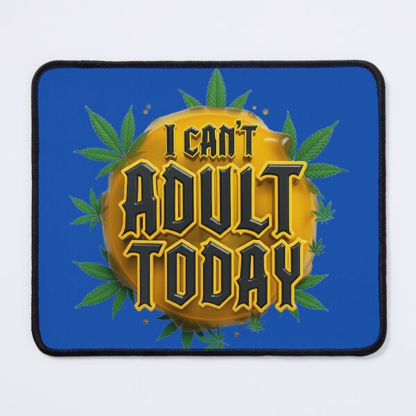 Item preview, Funny Pot "I Can't Adult Today" - Blue designed and sold by JLEmporium.