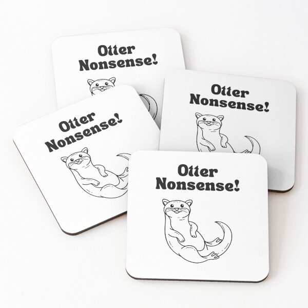 Item preview, Otter Nonsense! Smiling Critter designed and sold by GoblinBoutique.