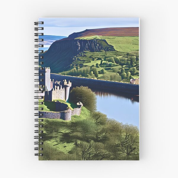 Item preview, A castle situated on a hilltop near a large, calm river. designed and sold by Atmosferica.