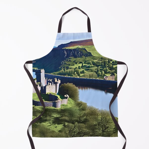 Item preview, A castle situated on a hilltop near a large, calm river. designed and sold by Atmosferica.