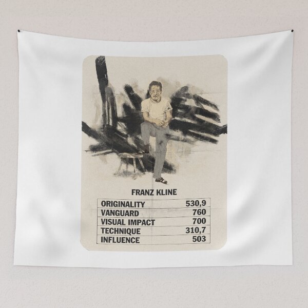 Item preview, Franz Kline playing card designed and sold by Frickit.