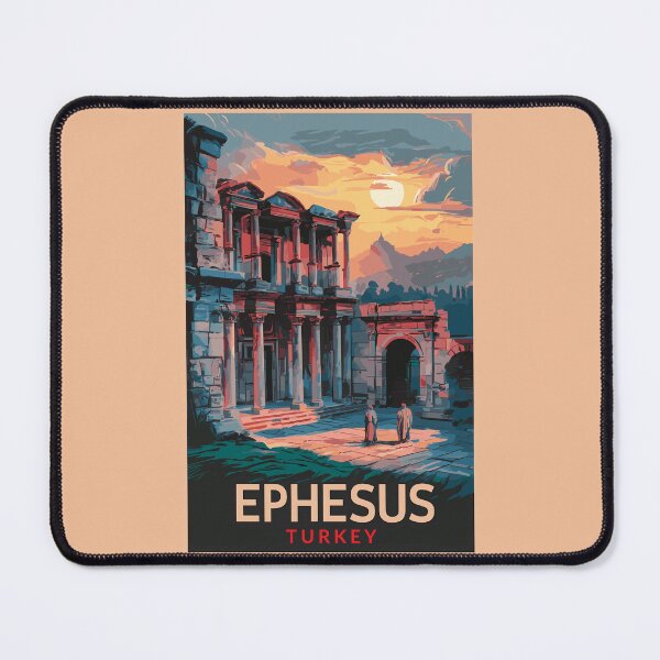 Item preview, Ephesus Library of Celsus Travel Art Vintage designed and sold by KrisSidDesigns.