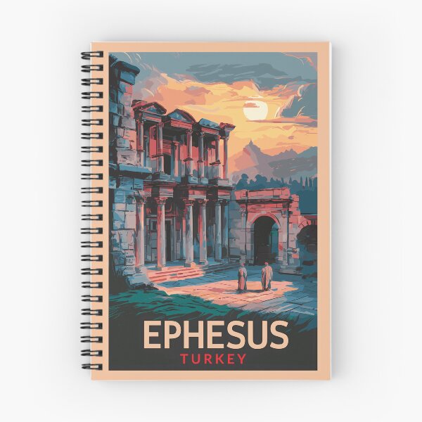 Item preview, Ephesus Library of Celsus Travel Art Vintage designed and sold by KrisSidDesigns.