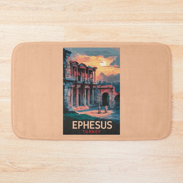 Item preview, Ephesus Library of Celsus Travel Art Vintage designed and sold by KrisSidDesigns.