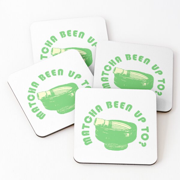 Artikelvorschau, Grüne "Matcha Been Up To?", Teeschale, Schneebesen entworfen und verkauft von BReinbold.