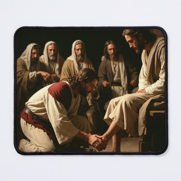 Item preview, Jesus Washes Peter's Feet designed and sold by Leslie Pardew.