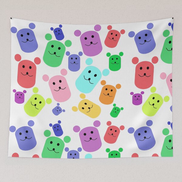 Item preview, bears, multi-colored teddy bears! designed and sold by voicivoila.