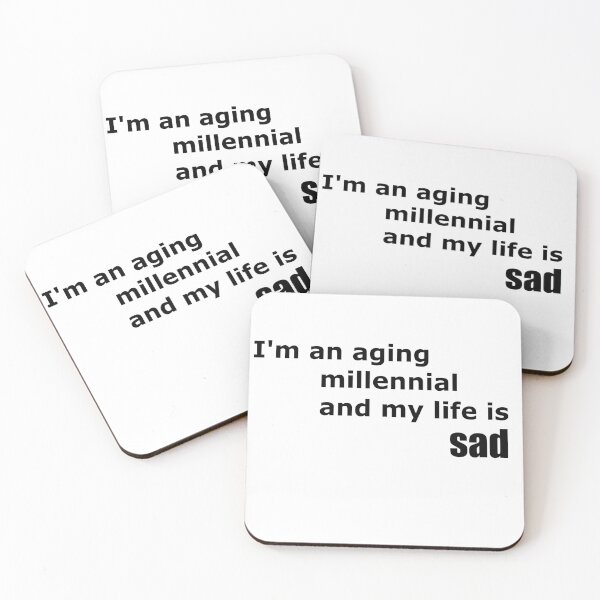 Item preview, Sad Millennial designed and sold by eclecticentries.