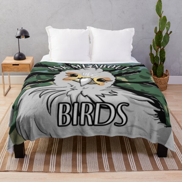 Item preview, Ask Me About Birds - Secretary Bird designed and sold by ChiralFilmworks.
