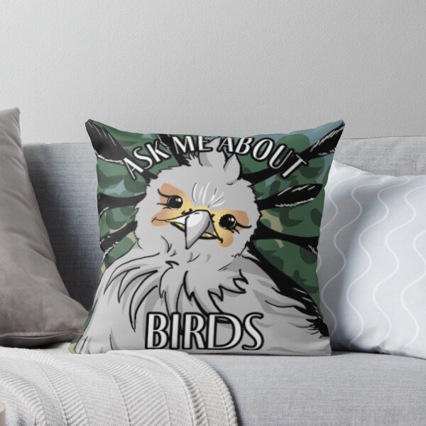 Item preview, Ask Me About Birds - Secretary Bird designed and sold by ChiralFilmworks.