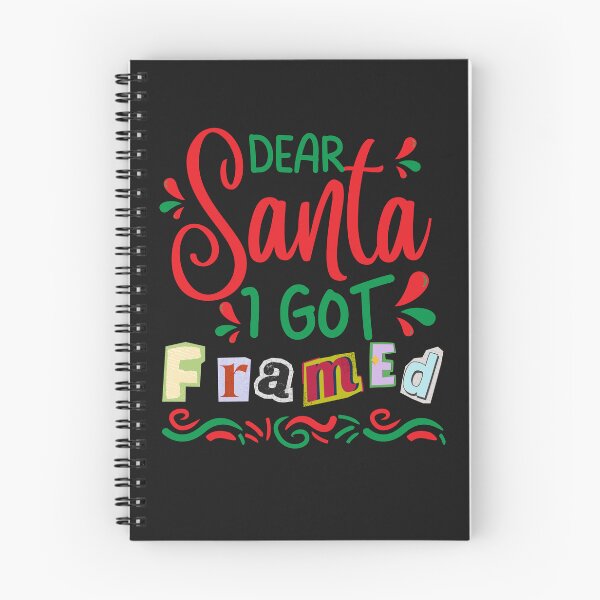 Item preview, Funny Dear Santa I Got Framed designed and sold by AlienOccupation.