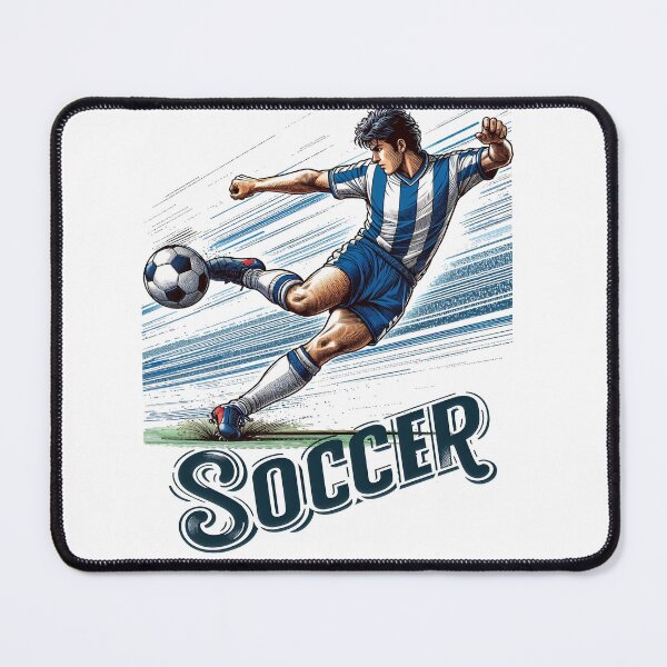 Item preview, Soccer player kicking a ball. designed and sold by JonelleTshirts.