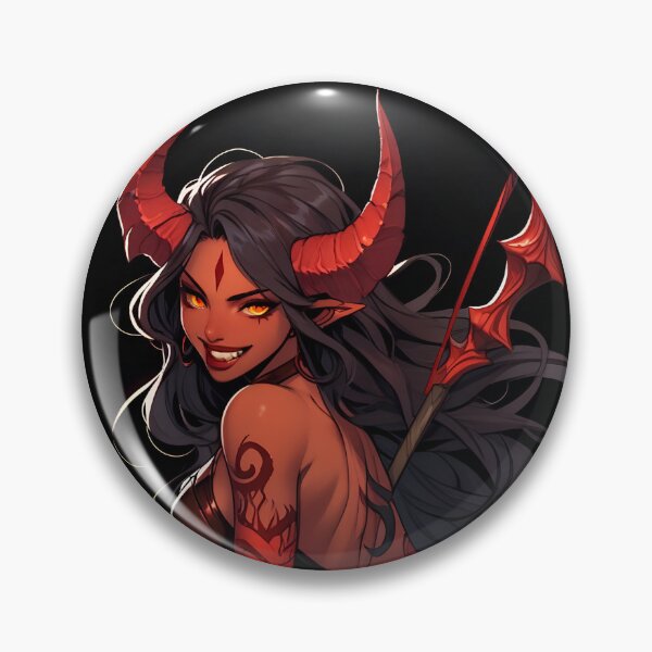 Item preview, Demon woman x demon woman designed and sold by The  Knick Knack Nook.