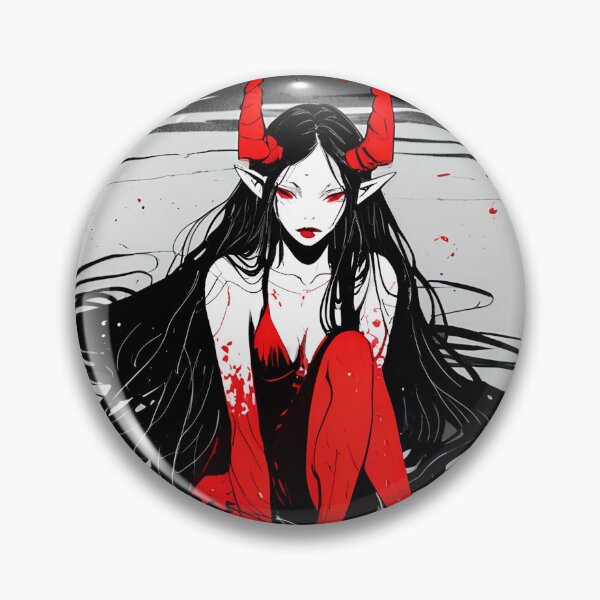 Item preview, Demon woman x demon woman designed and sold by The  Knick Knack Nook.