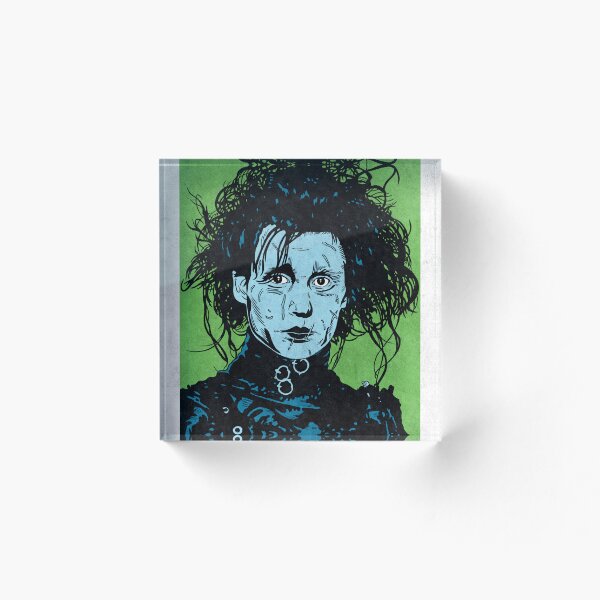 Item preview, EDWARD SCISSORHANDS (Pop Art) designed and sold by FamousWeirdosRB.