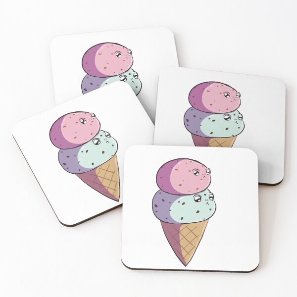 Item preview, Ice Cream Frogs designed and sold by aquastarcove.