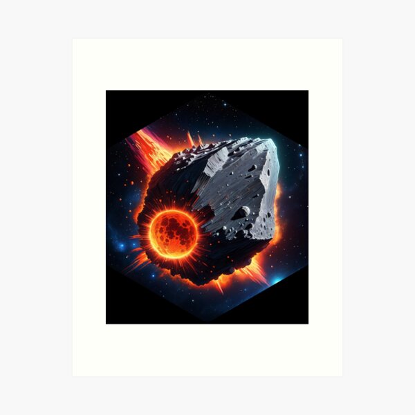Item preview, Asteroid Crash designed and sold by AbsoluteA.