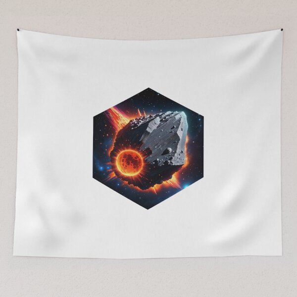 Item preview, Asteroid Crash designed and sold by AbsoluteA.