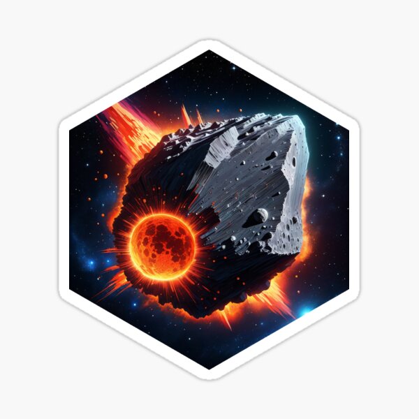 Item preview, Asteroid Crash designed and sold by AbsoluteA.