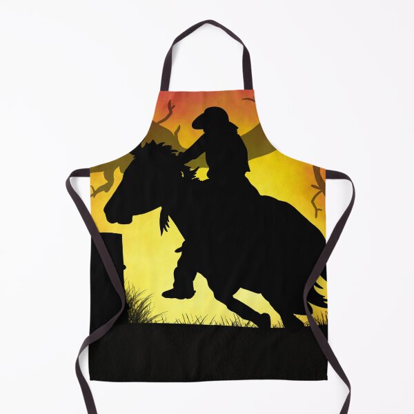 Artikelvorschau, Barrel Racer Cowgirl Sonnenuntergang Silhouette entworfen und verkauft von TalesFromTrails.