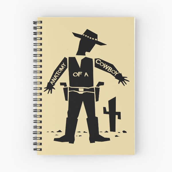 Item preview, Anatomy of a Cowboy designed and sold by robotrobotROBOT.