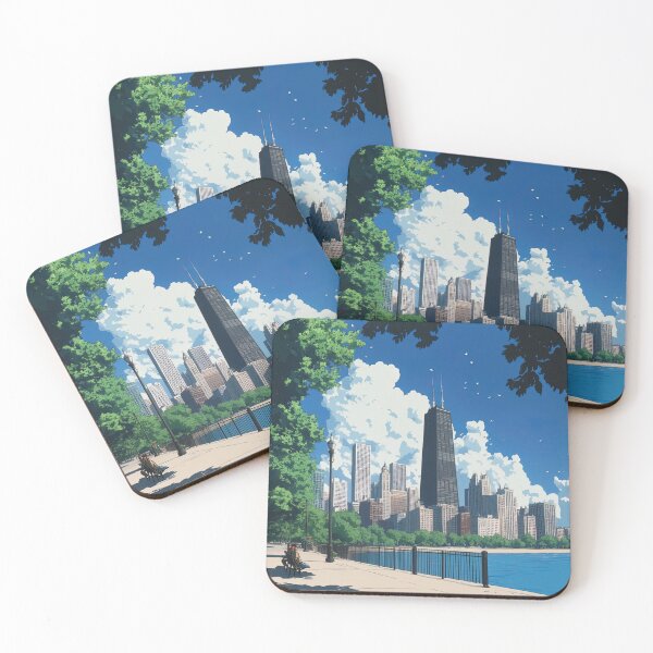 Item preview, Chicago, United States of America  | Anime style designed and sold by ComicsFactory.