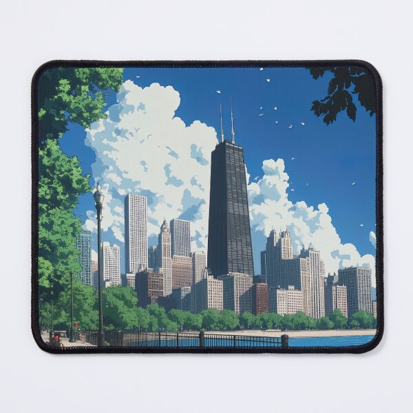 Item preview, Chicago, United States of America  | Anime style designed and sold by ComicsFactory.