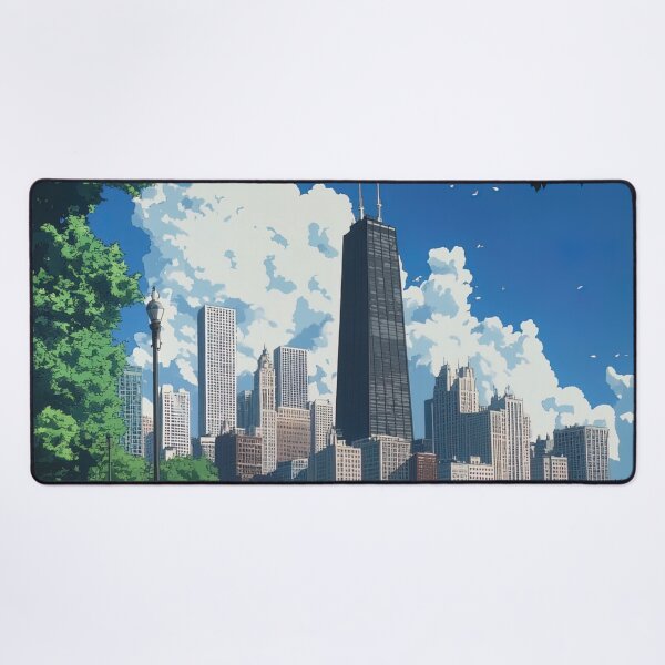 Item preview, Chicago, United States of America | Anime style designed and sold by ComicsFactory.