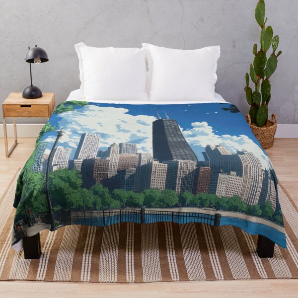 Item preview, Chicago, United States of America | Anime style designed and sold by ComicsFactory.