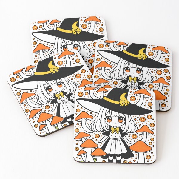 Item preview, "Halloween magic mushroom Witch psilocybin Priestess Art Spooky Fantasy Design on T-Shirts Hoodies Posters and More" designed and sold by Arcane  Adorable.