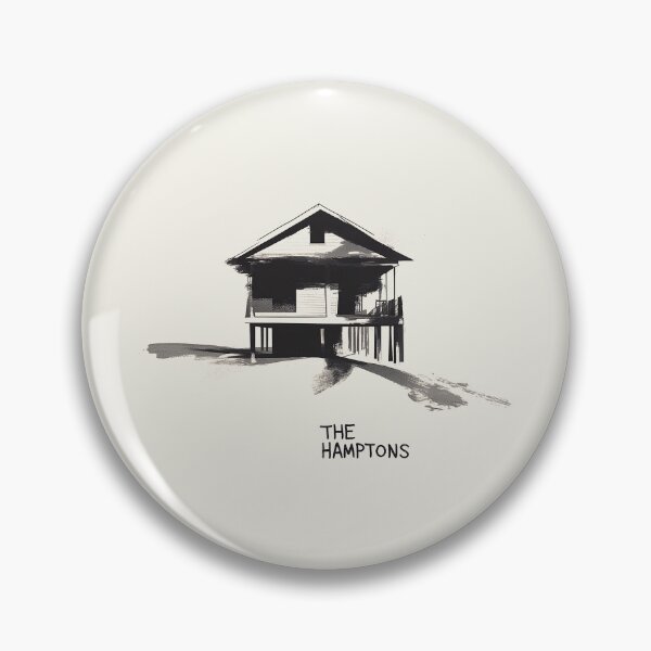Artikelvorschau, Minimalistische Hamptons Strandhaus Illustration entworfen und verkauft von Retro Travel Design.