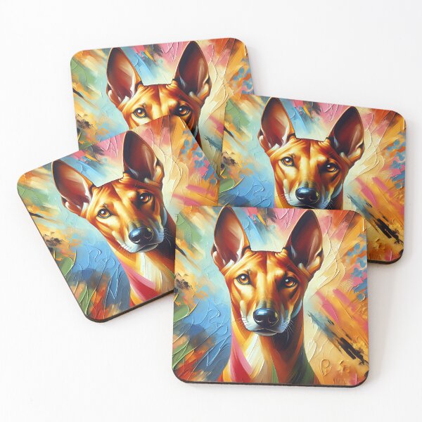 Item preview, Pharaoh Hound Dog Acrylic Print Pet Portrait Pet Lovers designed and sold by Puppy Puzzles Plus.