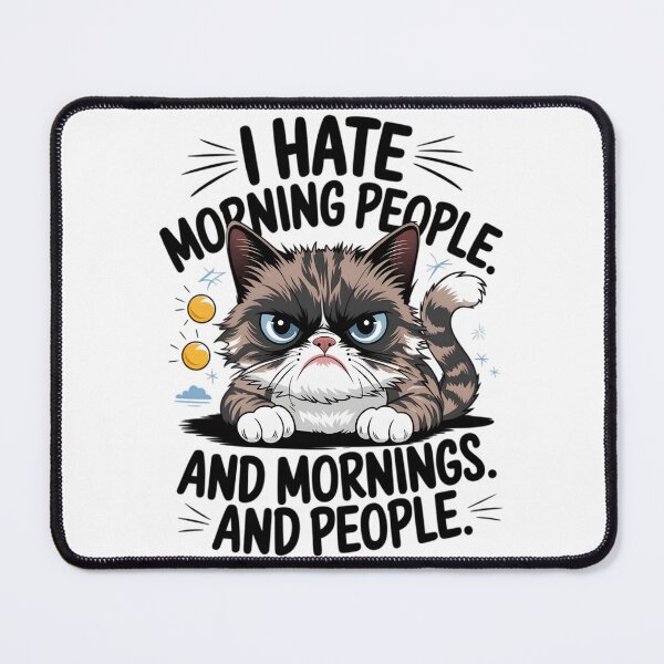 Item preview, i hate morning designed and sold by Ismartista.