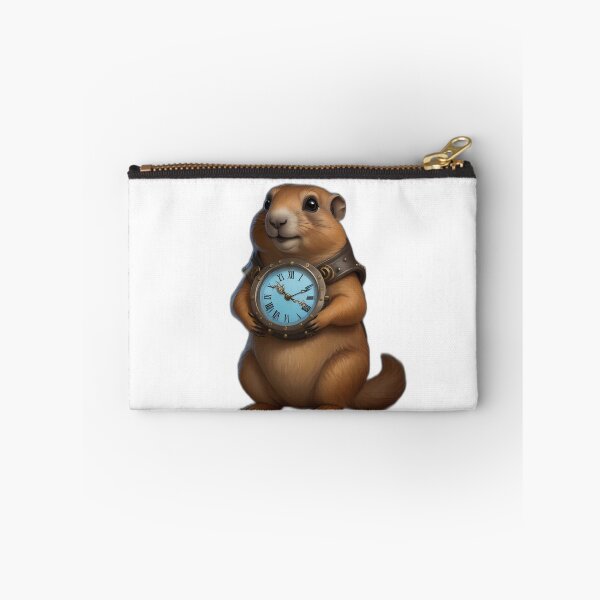 Item preview, Steampunk Groundhog Cartoon Character Transparent Background  designed and sold by Lisa Pearlman.