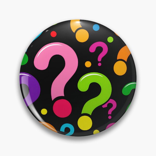 Item preview, PATTERN 013-  BIG COLORED QUESTION MARKS  - Gift items and personal use / Question Marks, Dots,  Purple, Orange, Turquoise, Red, Pink, Green,  Art designed and sold by LumDesignArt.