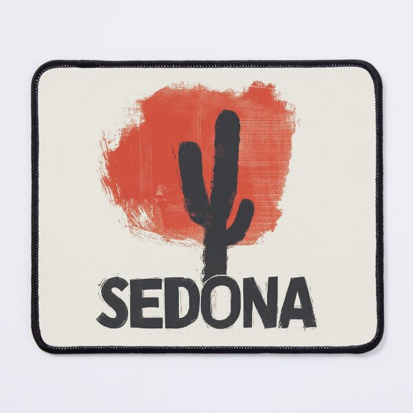Item preview, Bold Cactus Silhouette “Sedona” Desert Art designed and sold by Retro Travel Design.